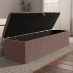 Dallas Ottoman Storage Box - Mauve Naples