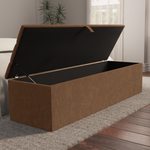Athens Ottoman Storage Box - Mink Naples
