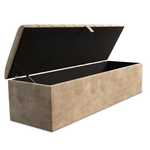 Lisbon Ottoman Storage Box - Mink Coniston