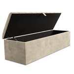 Lisbon Ottoman Storage Box - Almond Coniston