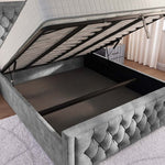 Valencia Upholstered Ottoman Bed - Armour Coniston