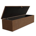Cubed Ottoman Storage Box - Mink Naples