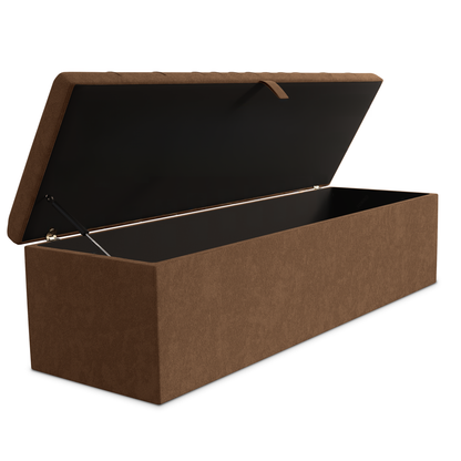 Cambridge Ottoman Storage Box - Mink Naples