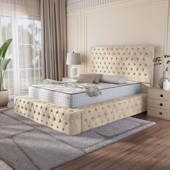Ambassador Upholstered Bed - Almond Coniston