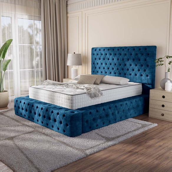 Ambassador Upholstered Bed - Blue Coniston