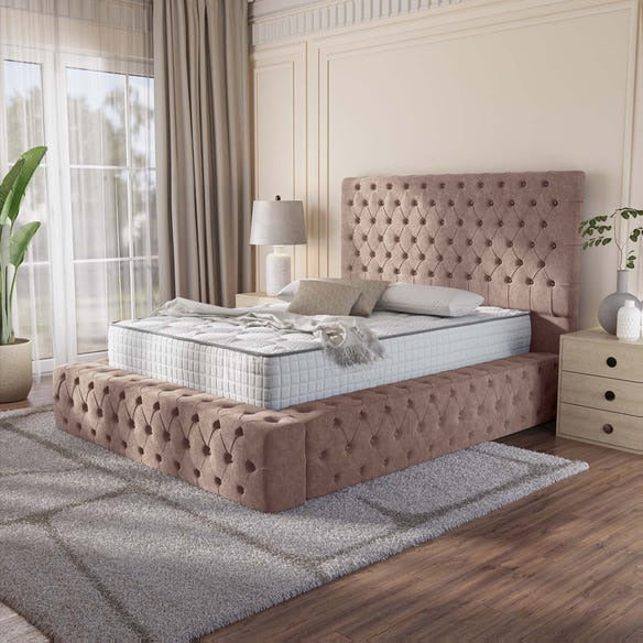 Ambassador Upholstered Bed - Mauve Naples
