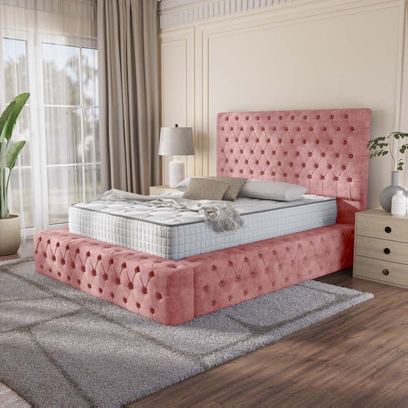 Ambassador Upholstered Bed - Pink Coniston