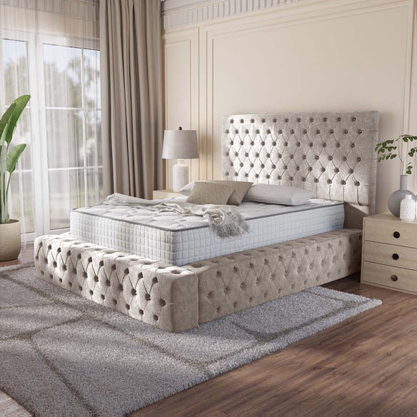 Ambassador Upholstered Bed - Seal Grey Naples