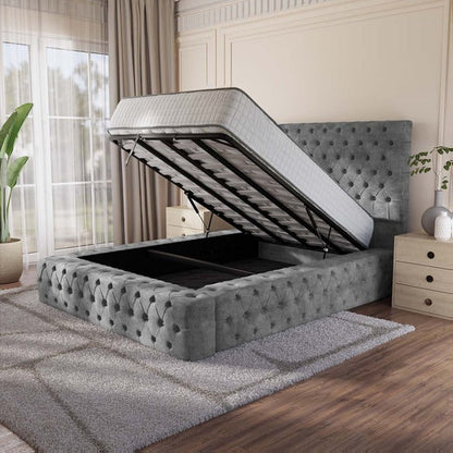Ambassador Upholstered Ottoman Bed - Armour Coniston