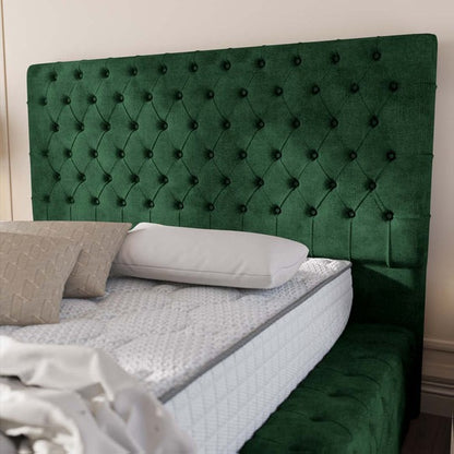 Ambassador Upholstered Ottoman Bed - Emerald Coniston