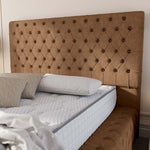 Ambassador Upholstered Ottoman Bed - Mink Naples