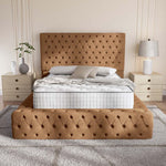 Ambassador Upholstered Ottoman Bed - Mink Naples