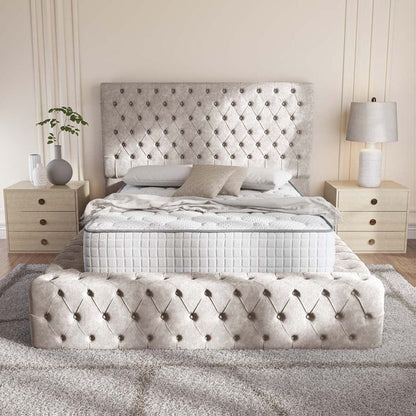 Ambassador Upholstered Ottoman Bed - Seal Grey Naples