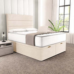 Athens Ottoman Divan Bed - Cream Naples