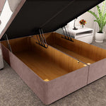 Athens Ottoman Divan Bed - Mauve Naples