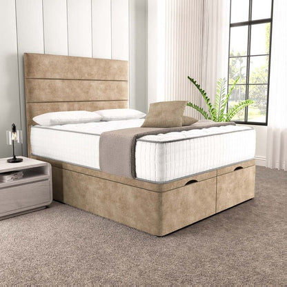 Athens Ottoman Divan Bed - Mink Coniston