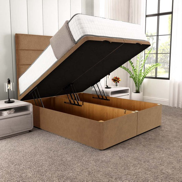 Athens Ottoman Divan Bed - Mink Naples