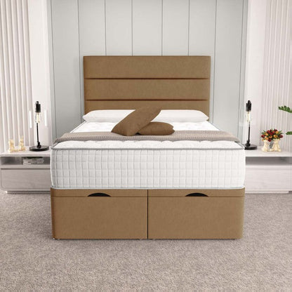 Athens Ottoman Divan Bed - Mink Naples