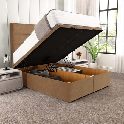 Athens Ottoman Divan Bed - Mink Naples