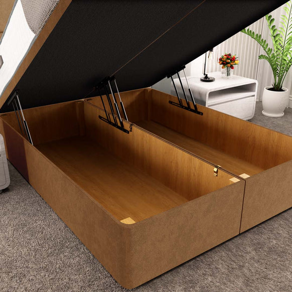 Athens Ottoman Divan Bed - Mink Naples