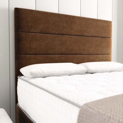 Athens Ottoman Divan Bed - Mocca Plush Velvet