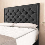 Barcelona Ottoman Divan Bed - Black Chenille