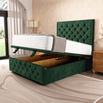 Barcelona Ottoman Divan Bed - Emerald Coniston