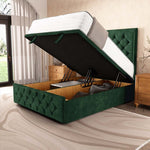 Barcelona Ottoman Divan Bed - Emerald Coniston