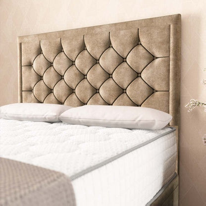 Barcelona Ottoman Divan Bed - Mink Coniston