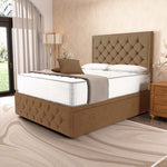 Barcelona Ottoman Divan Bed - Mink Naples