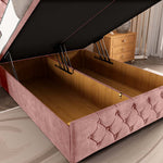Barcelona Ottoman Divan Bed - Pink Coniston