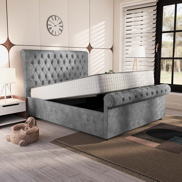 Berlin Upholstered Ottoman Bed - Armour Coniston