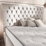 Berlin Upholstered Ottoman Bed - Seal Grey Naples