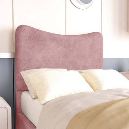 Cairo Kids Upholstered Bed - Pink Coniston