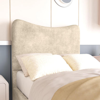 Cairo Kids Upholstered Ottoman Bed - Almond Coniston