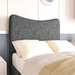 Cairo Kids Upholstered Ottoman Bed - Charcoal Chenille