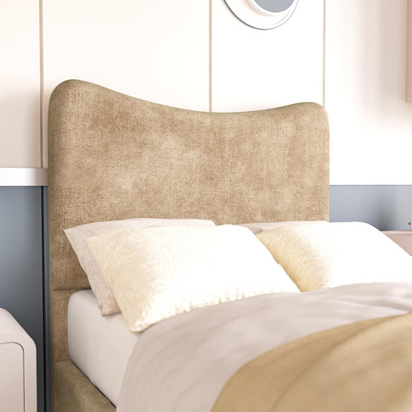 Cairo Kids Upholstered Ottoman Bed - Mink Coniston