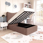 Cairo Kids Upholstered Ottoman Bed - Mauve Naples