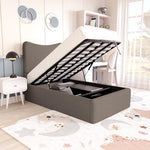 Cairo Kids Upholstered Ottoman Bed - Mink Boucle