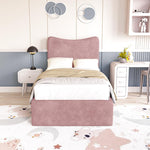 Cairo Kids Upholstered Ottoman Bed - Pink Coniston