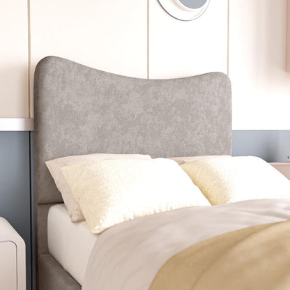 Cairo Kids Upholstered Ottoman Bed - Seal Grey Naples