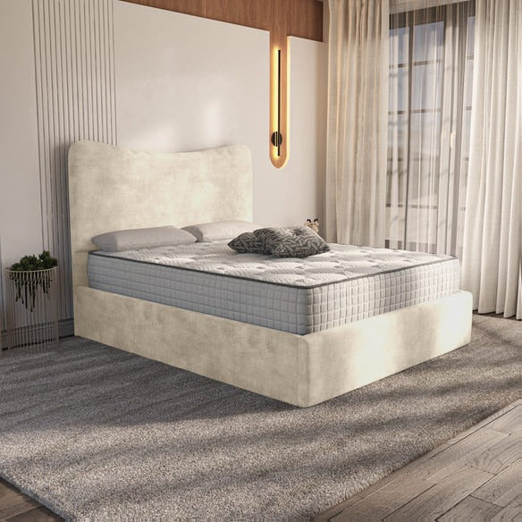 Cairo Upholstered Bed - Almond Coniston