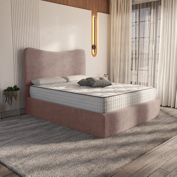 Cairo Upholstered Bed - Naples Mauve