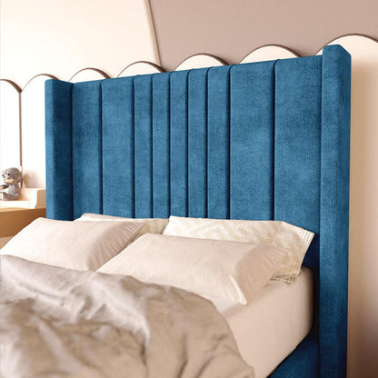 Cambridge Kids Upholstered Bed - Blue Coniston