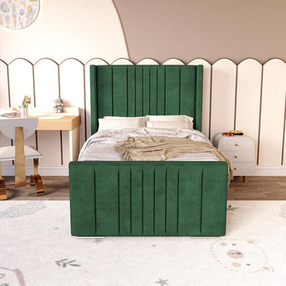 Cambridge Kids Upholstered Bed - Emerald Coniston