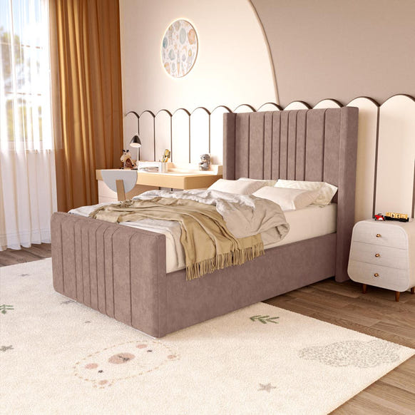 Cambridge Kids Upholstered Bed - Mauve Naples