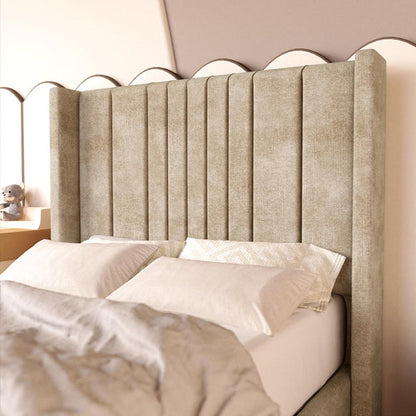 Cambridge Kids Upholstered Bed - Mink Coniston