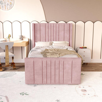 Cambridge Kids Upholstered Bed - Pink Coniston