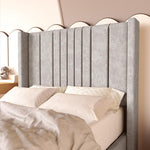 Cambridge Kids Upholstered Bed - Seal Grey Naples