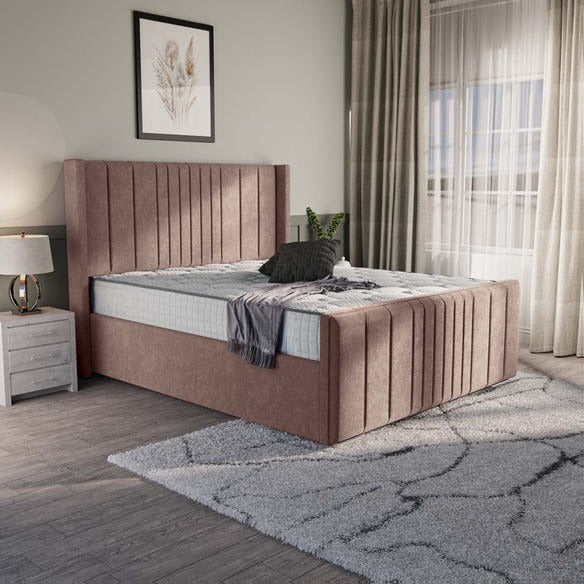 Cambridge Upholstered Bed - Mauve Naples